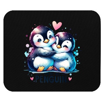 Discover Cute Penguin, Couple Outfit, You are my Penguin Mouse Pads