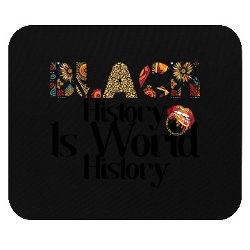Discover Emancipate: Black History, World Story Mouse Pads