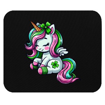 Discover St. Patrick's Day Unicorn Celebration Design Mouse Pads