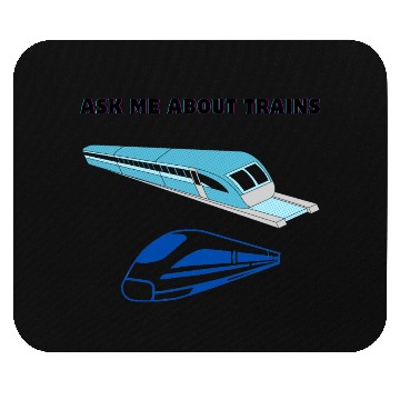 Discover All Aboard the Blue Train! Mouse Pads