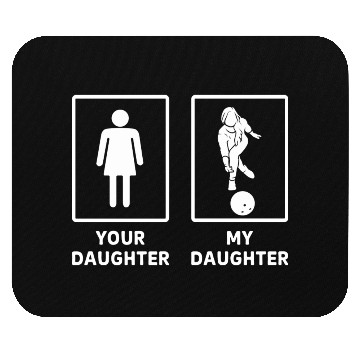 Discover Funny Bowler Daughter Bowling Mom Mouse Pads