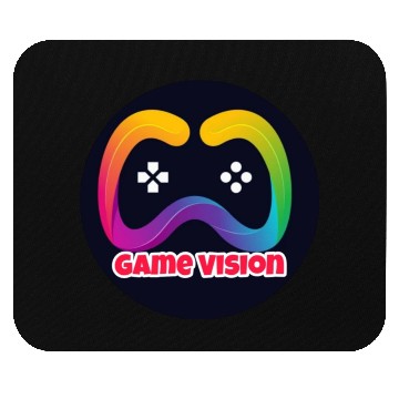 Discover Game Vision Official YouTube Channel Logo Mouse Pads