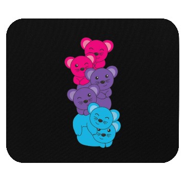 Discover Androgynous Flag Pride Lgbtq Cute Mouse Mouse Pads