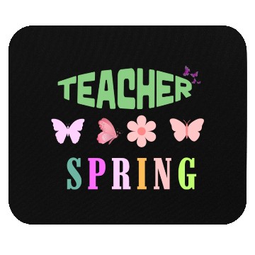 Discover Teacher spring Mouse Pads