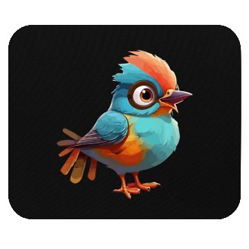 Discover Colorful bird animal Mouse Pads