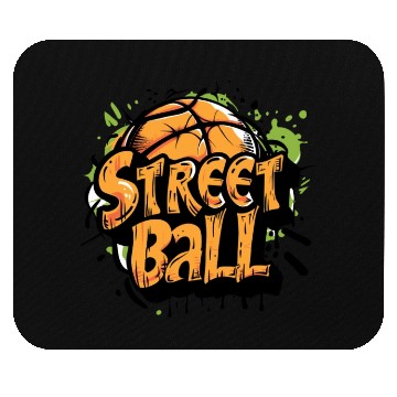 Discover design a illustration street basketball Mouse Pads
