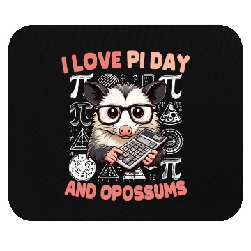 Discover Pi Day Opossum Mouse Pads
