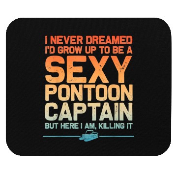 Discover Sexy Pontoon Captain Mouse Pads