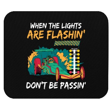 Discover Drag Racing Funny Dragster Mouse Pads