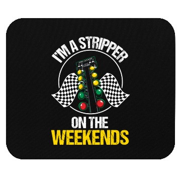 Discover Racetrack Funny Drag Racing Mouse Pads