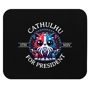 Discover Cathulhu for President! Mouse Pads