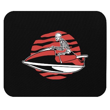 Discover Skeleton Jet Ski Rider Jet Ski Racer Mouse Pads