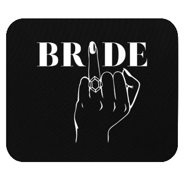 Discover Bride Ring Finger Wedding Mouse Pads