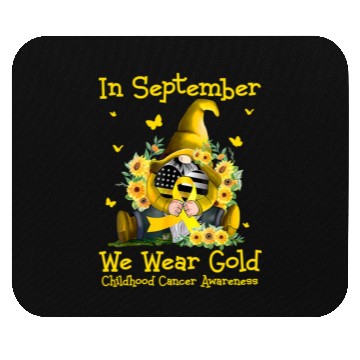Discover September We Wear Gold Mouse Pads