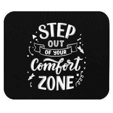 Discover Black White Modern Typography Mouse Pads