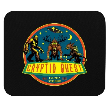 Discover Cryptid Quest Mouse Pads