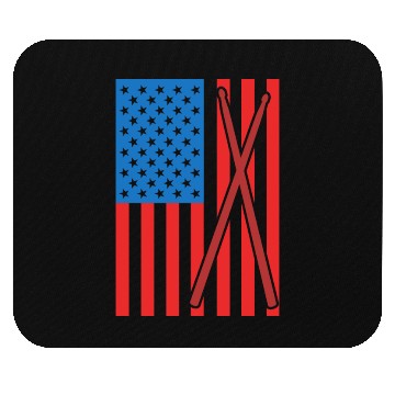 Discover Patriotic US Drummer Mouse Pads