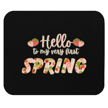 Discover Hello to My Very First Spring Mouse Pads