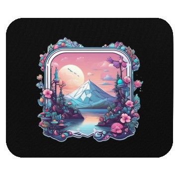 Discover Landscape Silver mountain who loves landscape Mouse Pads