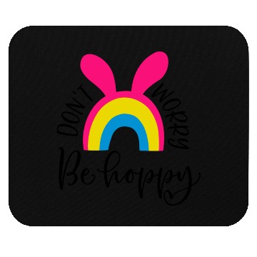 Discover dont worry be hoppy.happy spring. EASTER Stickers Mouse Pads