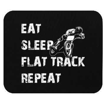 Discover Funny Flat Track Motorcycle Racing Mouse Pads