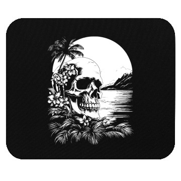 Discover Surfing Surfer Skull Nature Mouse Pads