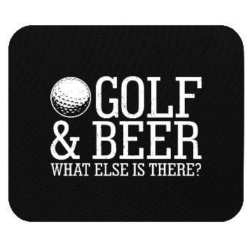 Discover Golf Beer What Else Is There Mouse Pads