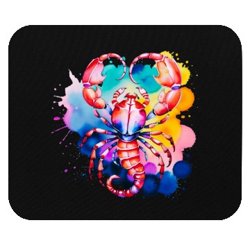 Discover Color splash zodiac: Scorpio Mouse Pads