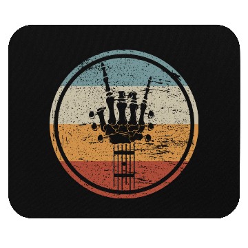 Discover Skeleton Guitar Retro Mouse Pads