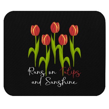 Discover Tulips Garden Tulip Flowers Mouse Pads