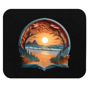 Discover Sea and Sun Artwork Mouse Pads