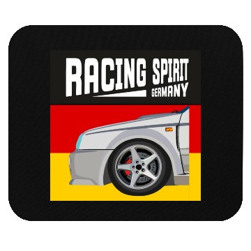 Discover Racing Car Hood of Spirit Racing Germany Mouse Pads