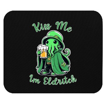 Discover Kiss Me I'm Eldritch - St. Paddy's Day Cthulhu Mouse Pads