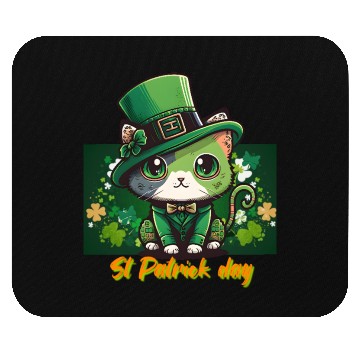 Discover Shamrock spirit st Patrick's day Mouse Pads design.