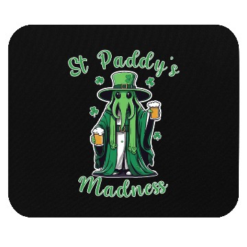 Discover Cthulhu's St. Paddy's Madness: Double-Fisted Cheer Mouse Pads