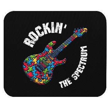 Discover Rockin the spectrum Mouse Pads