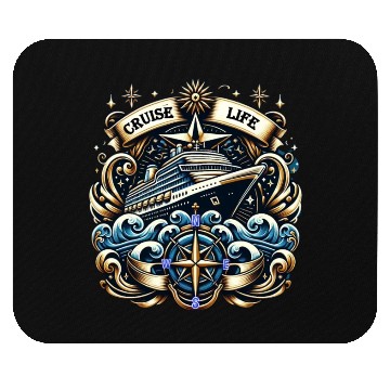 Discover Living the Cruise Life Mouse Pads