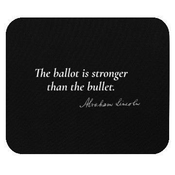 Discover Empowering Democracy - Abraham Lincoln Mouse Pads