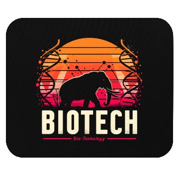 Discover Biotech Bio Technology DNA Mammoth Science Crispr Mouse Pads