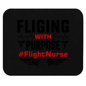 Discover Flight Nurse Critical Care Helicopter Nursing Mouse Pads