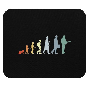 Discover Vintage Guitarist Evolution Mouse Pads