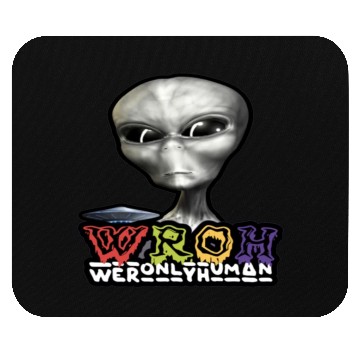 Discover We R Only Human Mouse Pads