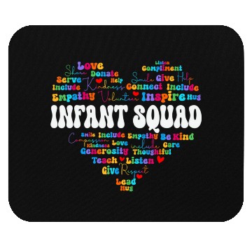 Discover Cute Infant Squad Appreciation Week Back To School Mouse Pads