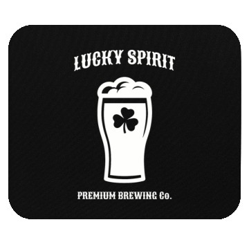 Discover St Patricks Beer Green Mouse Pads
