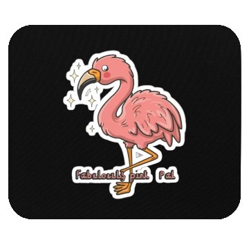 Discover Flamingo Lover: Pink Pal Mouse Pads