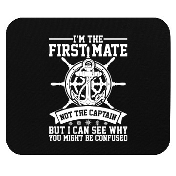 Discover First Mate Sailboat Boat Crew Mouse Pads