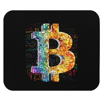 Discover Pi day 3.14 Mathematical Equation Crypto Bitcoin Mouse Pads
