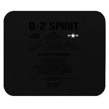 Discover B-2 Spirit Stealth Bomber Specs Military Aircraft Mouse Pads