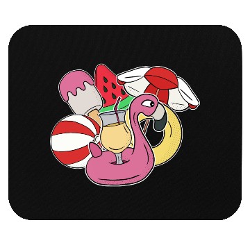 Discover Summer Fun at the Pool or Beach Mouse Pads