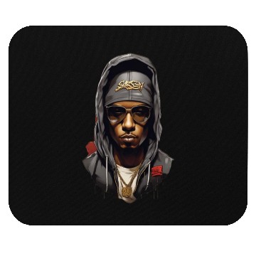 Discover Swarthy Beats: Hip Hop Apparel Logo Collection Mouse Pads